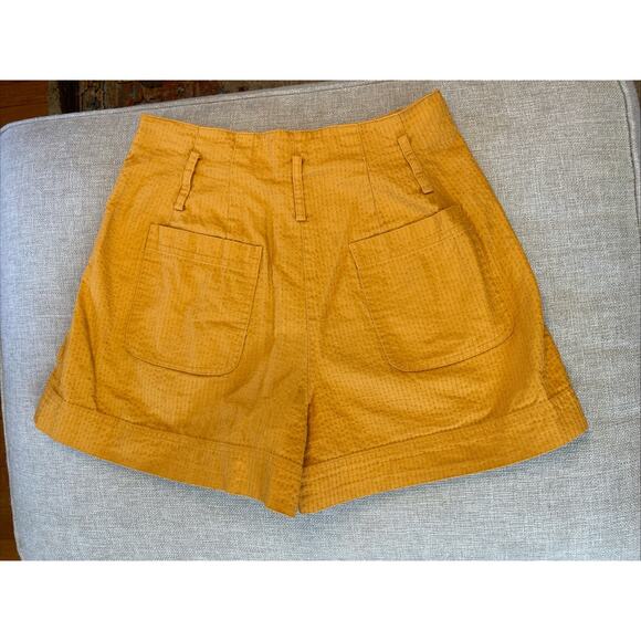 Baum Und Pferdgarten Women's 40 M/L Button Pleated Shorts No Belt Waist 29” - Picture 3 of 11